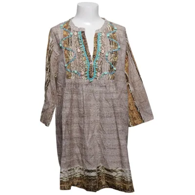 Tunique (Beige, Marron, Turquoise) de Antica Sartoria Coton