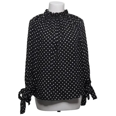 Blouse (Black, White) from Carolina Herrera Silk