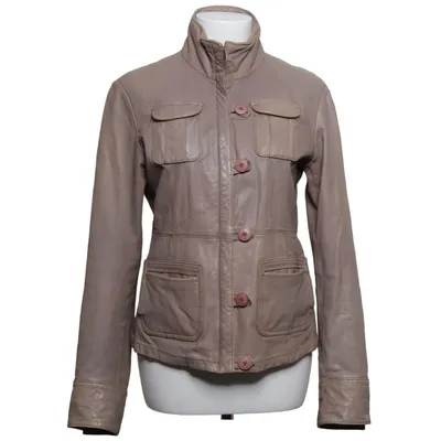 Læderjakke (Army) fra Bik Bok Læder, Polyester