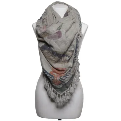 Shawl (Gray, Multicolored) from Plomo o Plata Acrylic, Wool