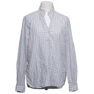 Blouse (Gray, White) from Le Sarte Pettegole Cotton