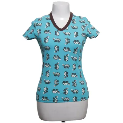 T-shirt (Blue, Brown, White) from Mei Cotton, Elastane