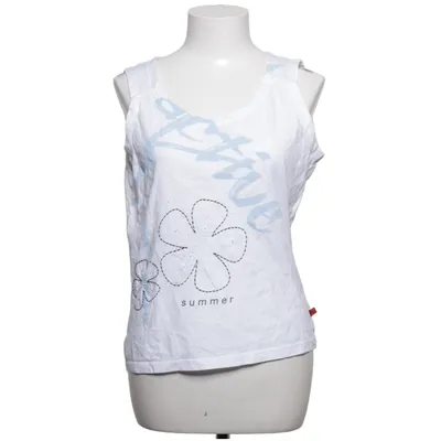 Tank Top (White, Blue) from Kello Cotton