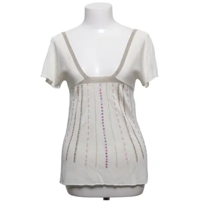 Top (White, Gold, Multicolored) from Helena Sorel Tencel, Viscose