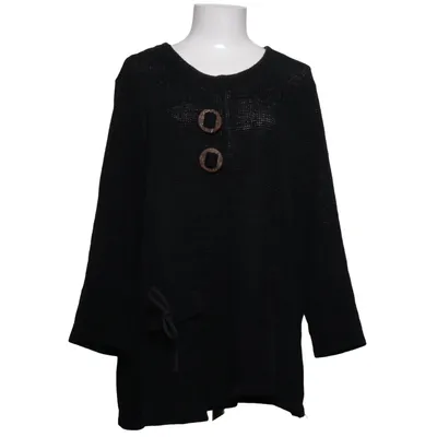 Cardigan (Black) from Position Elastane, Polyester, Viscose