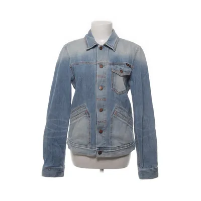 Spijkerjas (Blauw) van Nudie Jeans Katoen