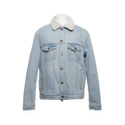 Fodrad jeansjacka (Blå, Flerfärgad) från Divided by H&M Bomull, Polyester