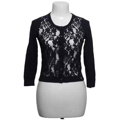 Cardigan (Blue) from Abercrombie & Fitch Cotton, Polyamide, Viscose