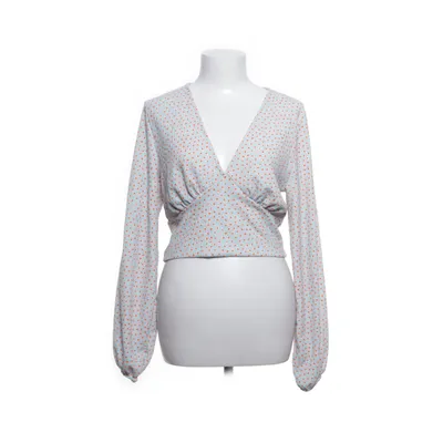 Top (Blauw, Meerkleurig) van Monki Elastaan, Polyester