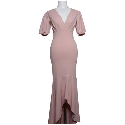 Aftenkjole (Beige) fra Boohoo Elastan, Polyester