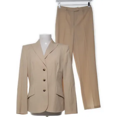 Kostym (Beige) från Betty Barclay Acetat, Bomull, Polyester, Ull