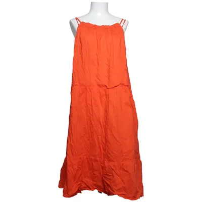 Långklänning (Orange) från L.O.G.G by H&M Bomull