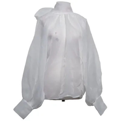 Blouse (White) from Stylewe Polyester