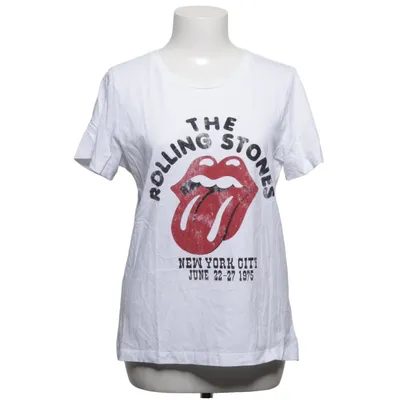 T-shirt (Hvid, Flerfarvet) fra Noisy May Bomuld