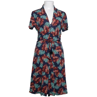 Jurk (Blauw, Meerkleurig) van King Louie Elastaan, Viscose