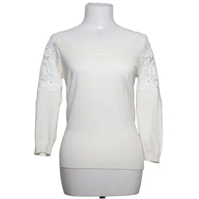 Trui (Wit) van Jane Norman Katoen, Polyamide, Viscose