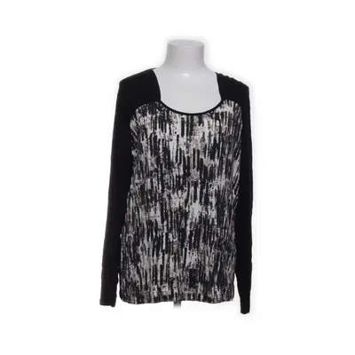Långärmad t-shirt (Svart, Flerfärgad) från Zorbe Elastan, Viskos