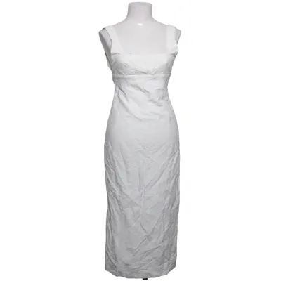 Kjole (Hvid) fra Zara Elastan, Linned, Polyamid, Viscose