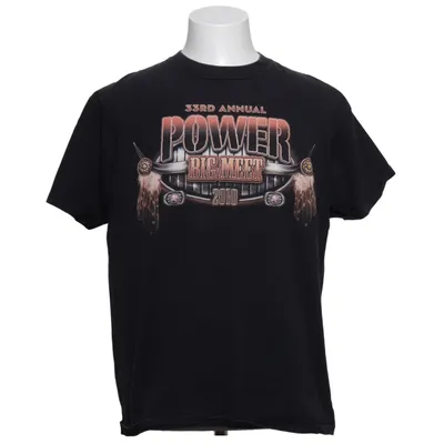 T-shirt (Black, Multicolored) from Anvil Cotton