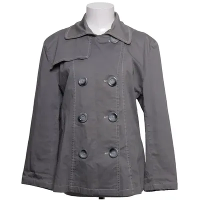 Pea coat (Gray) from Line Collection Cotton, Elastane, Polyester