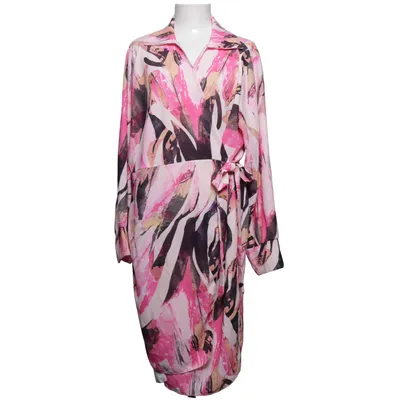 Omlottklänning (Rosa, Flerfärgad) från E & F Elastan, Polyester
