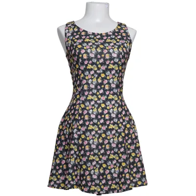 Kjole (Sort, Flerfarvet) fra Divided by H&M Elastan, Polyester
