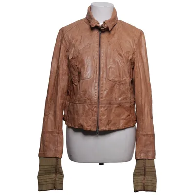 Leren jack (Bruin) van Marc Aurel Leer, Polyester