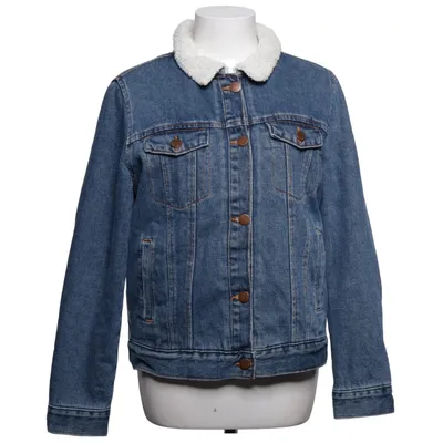 Fodrad jeansjacka (Blå, Vit) från Unique You Unique Denim