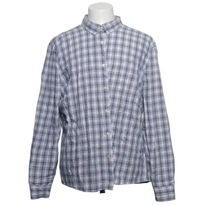 Chemise en flanelle (Bleu, Blanc) de Easy Coton