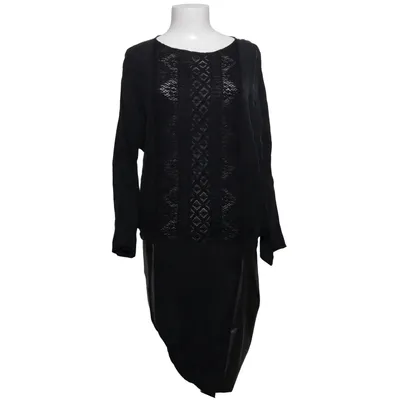 Jurk (Zwart) van 8pm Katoen, Cupro, Polyamide, Polyester