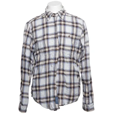 Flannel shirt (Blue, White, Brown, Multicolored) from L.O.G.G by H&M Cotton
