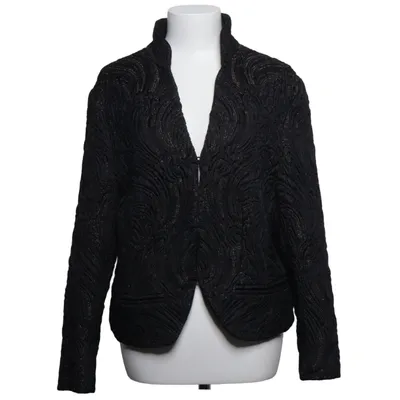 Blazer (Noir) de Louis Féraud Polyester, Soie, Viscose, Laine