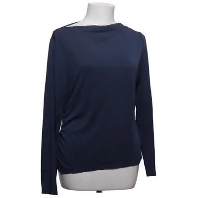 Lange mouwen shirt (Blauw) van Tahari Polyester, Viscose