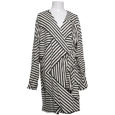 Omlottklänning (Svart, Flerfärgad) från H&M Modern Classic Viskos, Linne