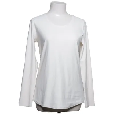 T-shirt à manches longues (Blanc) de Maya Freya Élasthane, Polyester