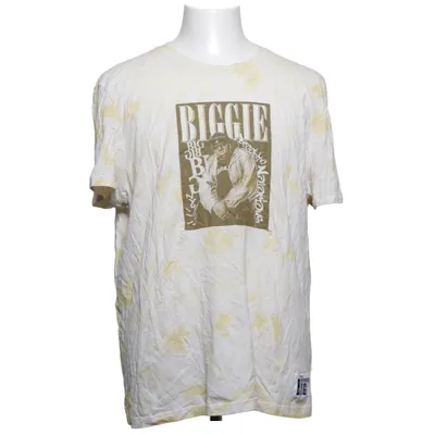 T-shirt (Hvid, Gul) fra The Notorious B.I.G Bomuld