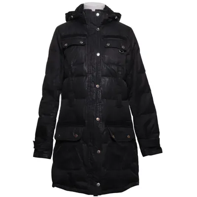 Daunenmantel (Schwarz) von Barbour Acryl, Baumwolle, Daune, Feder, Polyamid, Polyester, Viskose
