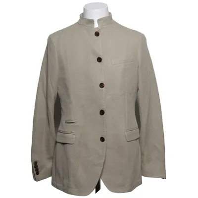 Blazer (Beige) from Eleventy Acetate, Cotton, Polyester, Viscose