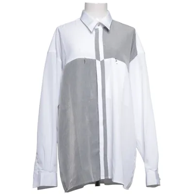 Chemise (Blanc, Gris) de Mondo Acétate, Polyester, Viscose