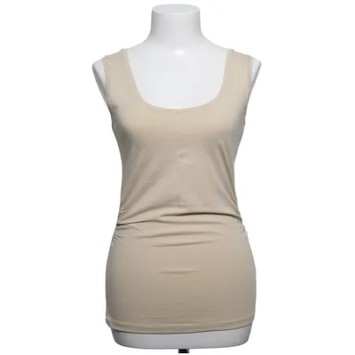 Zwangerschaps tanktop (Beige) van Summum Woman Katoen, Elastaan