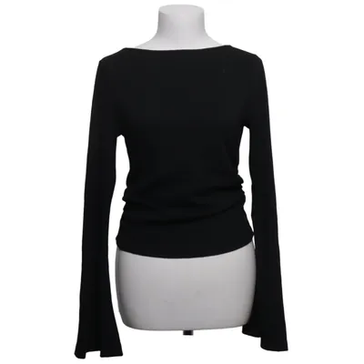 Langærmet t-shirt (Sort) fra Romwe Elastan, Polyester, Viscose