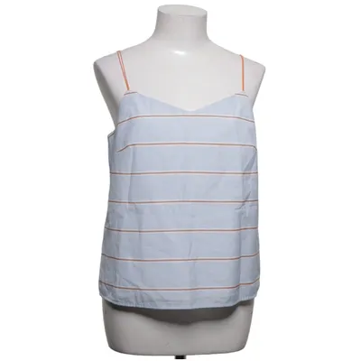 Tank Top (Blue, Orange, White) from Yargici Cotton, Polyester