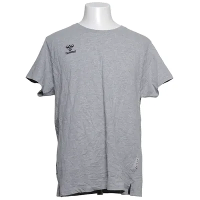 T-shirt (Grijs) van Hummel Katoen, Viscose
