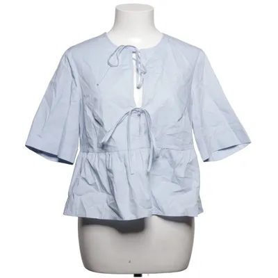 Peplumbluse (Blå) fra Divided by H&M Bomuld