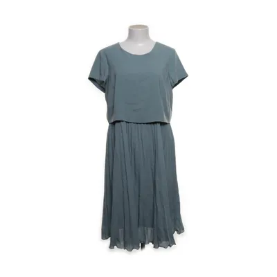 Jurk (Turquoise) van H&M Modern Classic Polyester, Elastaan