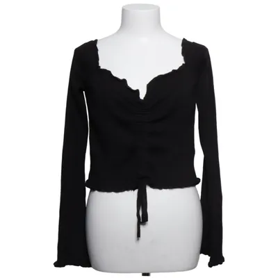 Crop top (Noir) de Linn Ahlborg x NA-KD Acrylique, Coton