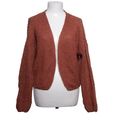 Cardigan (Brown) from Anna Mohair, Polyamide, Wool