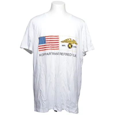 T-shirt (Vit, Flerfärgad) från Koppartrans Bomull