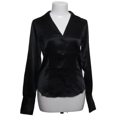 Bluse (Sort) fra Frame Elastan, Silke