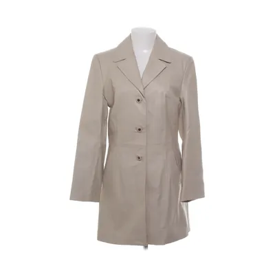 Leather coat (Beige) from Petroff Leather, Polyester